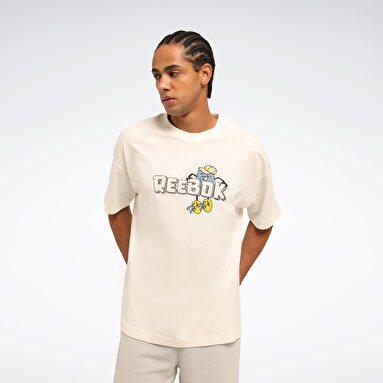 FUNNY TEE Ekru Erkek Kısa Kol T-Shirt