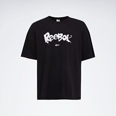 NEW ID OVRS GFX TEE Siyah Erkek Kısa Kol T-Shirt
