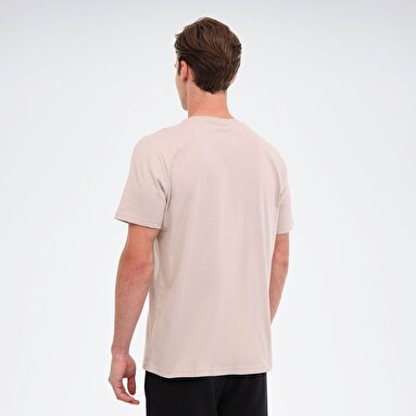 NEW ID REG TEE Bej Erkek Kısa Kol T-Shirt