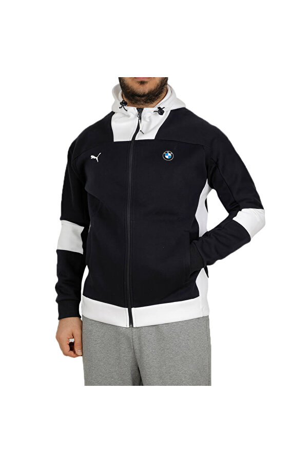 Puma bmw ms hooded sweat jacket best sale
