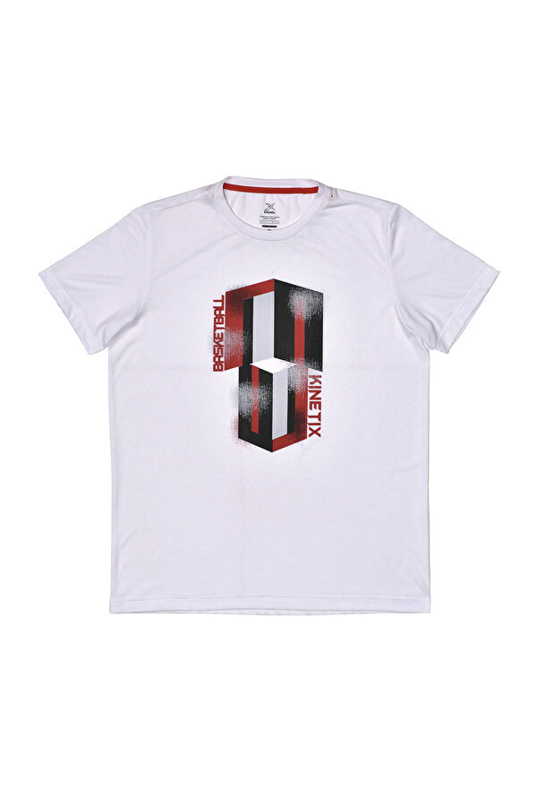 Kinetix A5131177 Beyaz Erkek T-Shirt