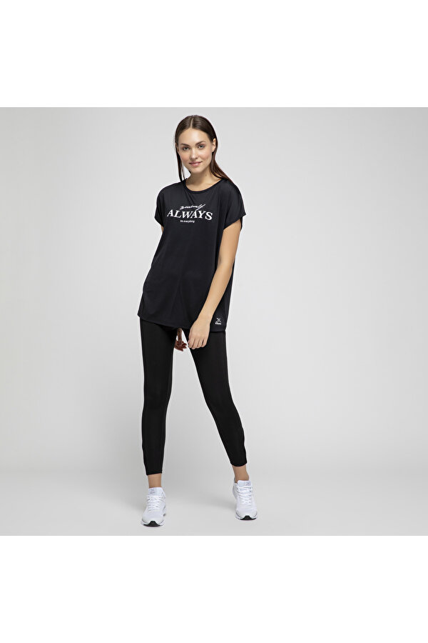Kinetix CAROL T-SHIRT Siyah Kadın T-Shirt