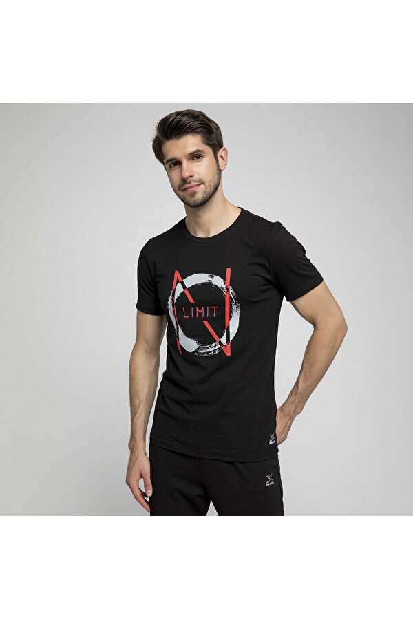 Kinetix CHARLES 2 T-SHIRT Siyah Erkek T-Shirt