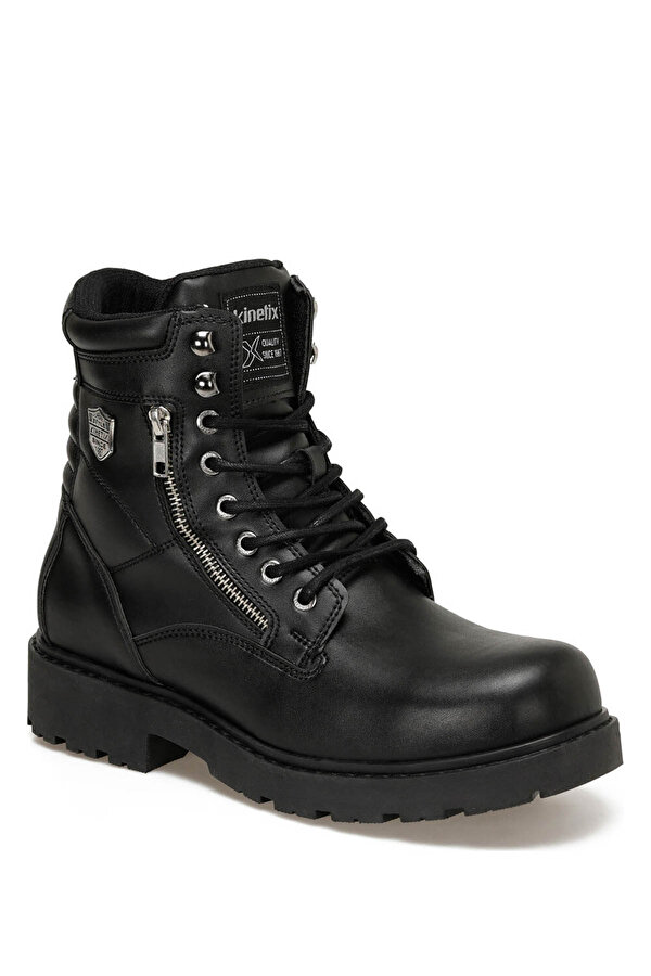 Kinetix Zoe 9Pr Black Man Worker Boots