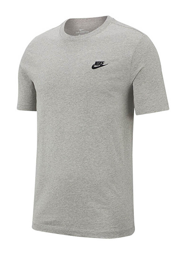 M NSW CLUB TEE Gri Erkek Kısa Kol T-Shirt