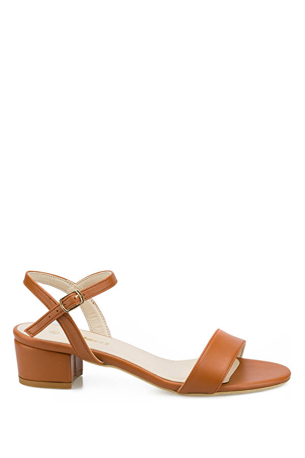 Polaris 313194Cz Tan Woman Heeled Sandals