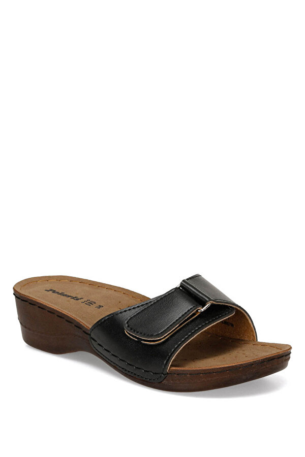 Polaris 161248.z Black Woman Slipper