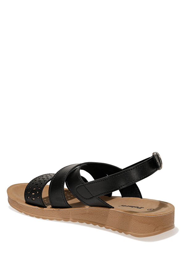Polaris 161938.z1Fx Black Woman Flat Sandals