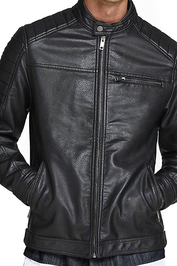 JJEROCKY JACKET NOOS Siyah Erkek Ceket