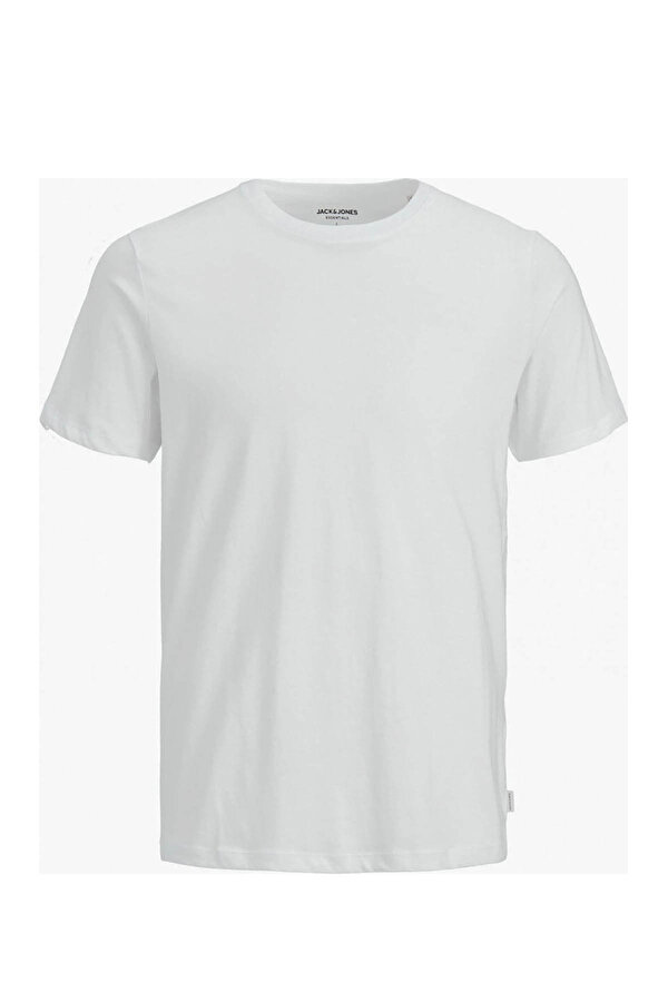 JJEORGANIC BASIC TEE SS O Beyaz Erkek Kısa Kol T-Shirt