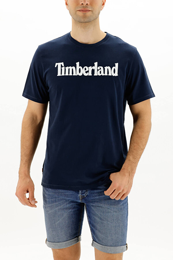 SS KENNEBEC RIVER LINEAR Lacivert Erkek Kısa Kol T-Shirt