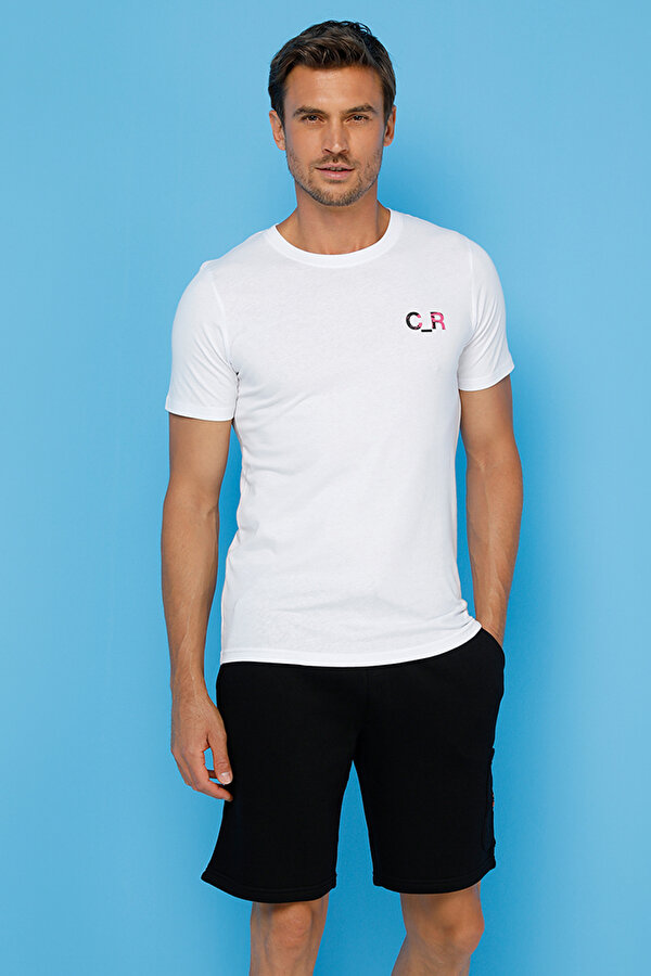JCOWALK TEE SS CREW NECK Beyaz Erkek Kısa Kol T-Shirt