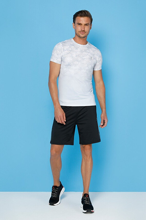 CT240 PUZZLE T-SHIRT Beyaz Erkek Kısa Kol T-Shirt