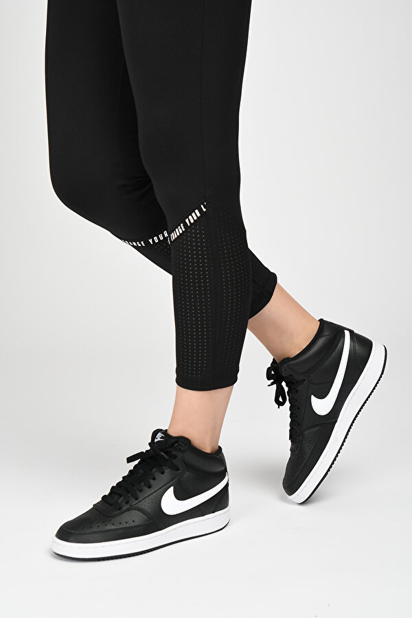 Nike Court Vision Mid Черный Женщина Ботинки
