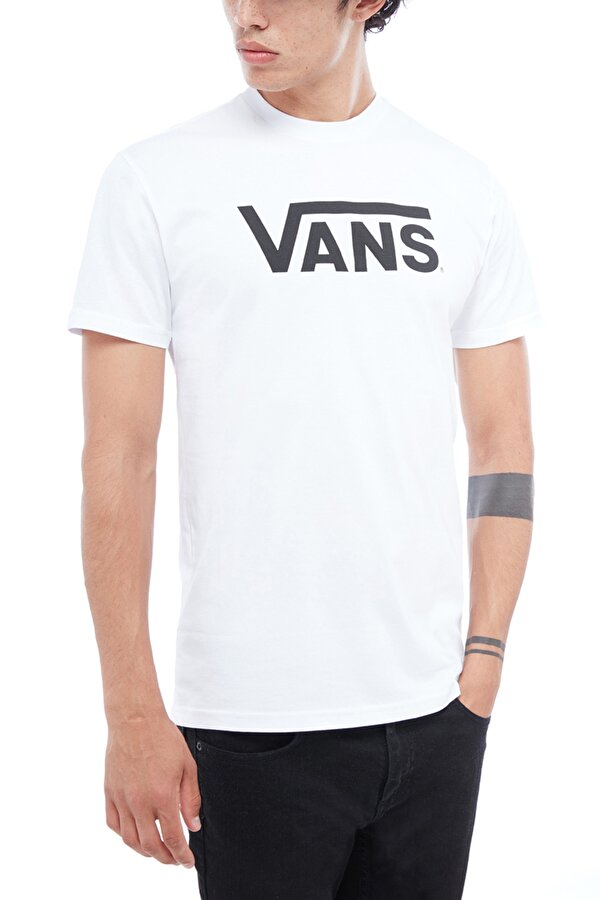 CLASSIC Beyaz Erkek Kısa Kol T-Shirt