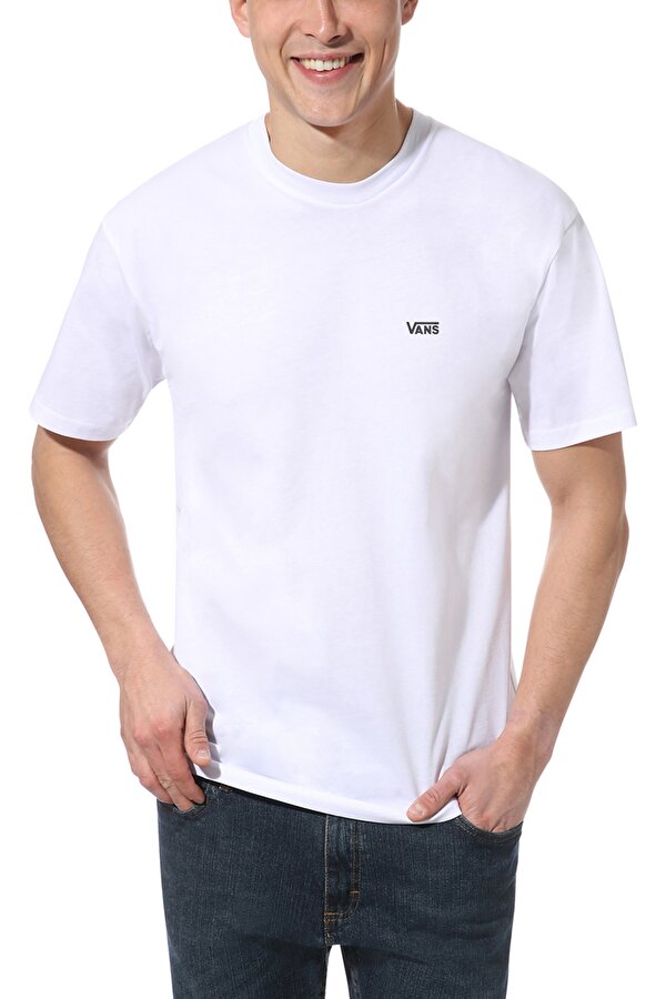 LEFT CHEST LOGO Beyaz Erkek Kısa Kol T-Shirt