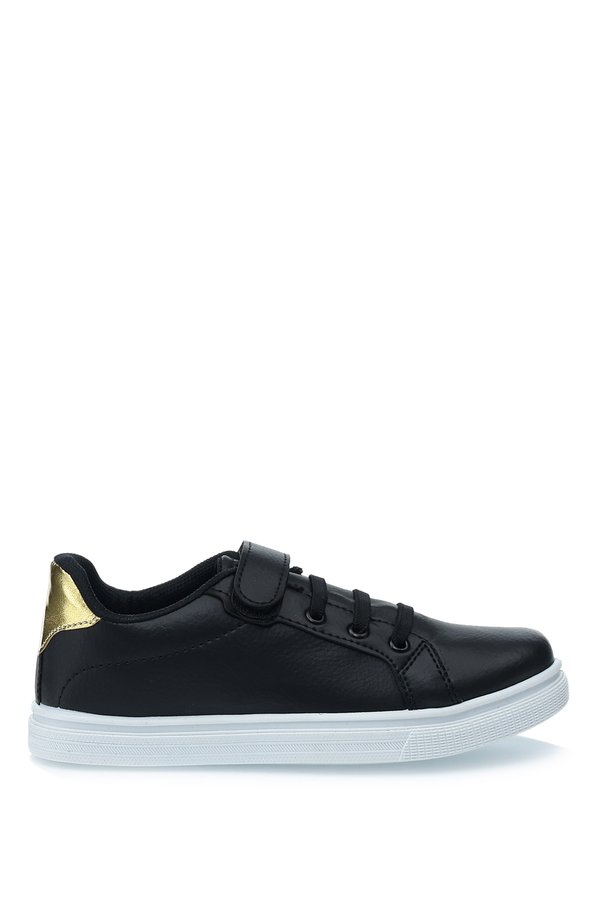 Seventeen Jovia 1Pr Black Child Girl Basic Sneaker