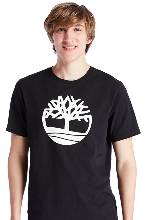 SS KENNEBEC RIVER TREE LO Siyah Erkek Kısa Kol T-Shirt