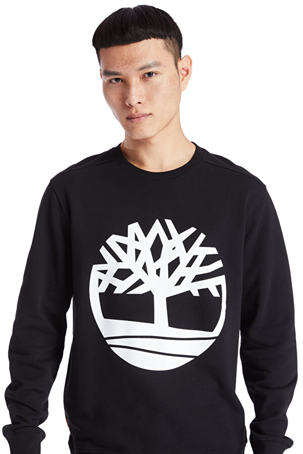 YC CORE TREE LOGO CREW NE Siyah Erkek Sweatshirt