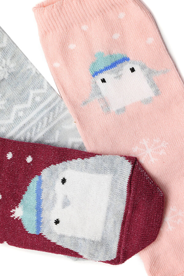 Polaris Snow 3 Lu Skt-G 1Pr Мультиколор Дошкольник, Девоч. Носки 3 Пары