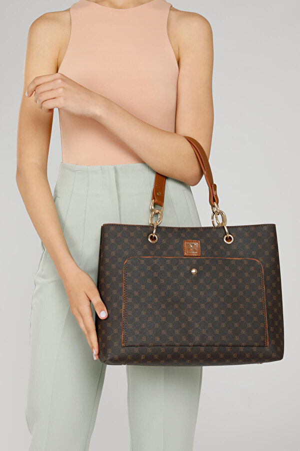 CAPANNELLE Kahverengi Kadın Omuz Çantası