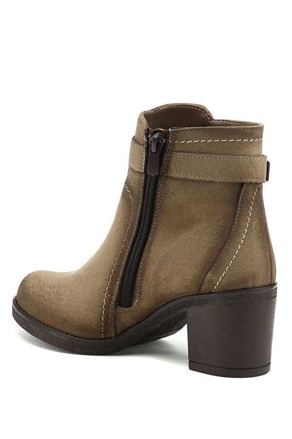 Miss F Dw21084 Krk-1Pr Коричневый 013 Женщина Ботинки На Каблуке