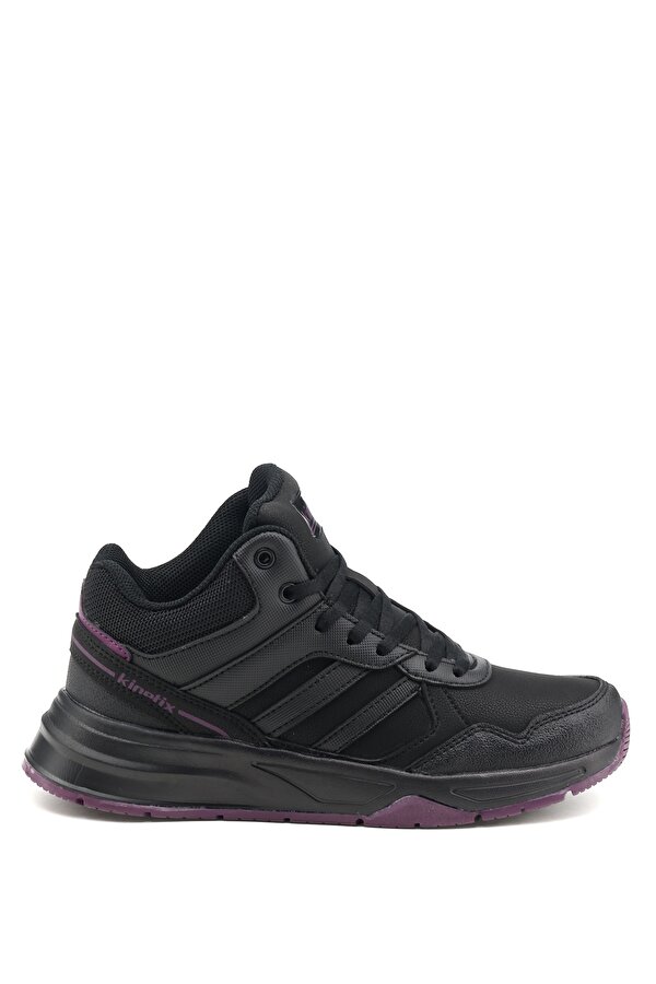 FINNEAS PU HI W 1PR Siyah Kadın High Sneaker