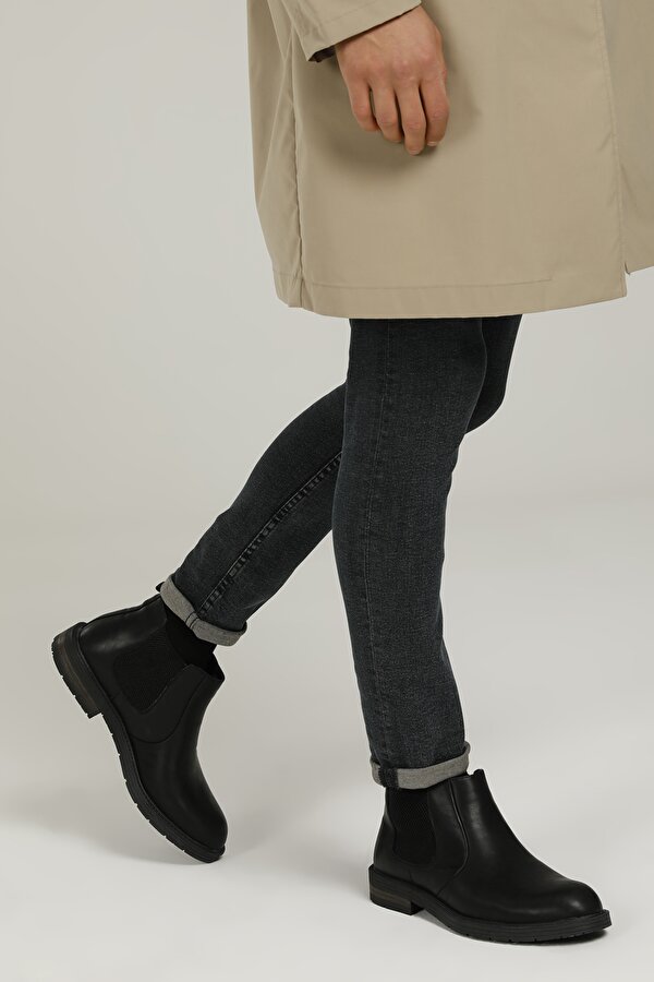 Jj-Stiller 22946-1 1Pr Black Man Chelsea Boots