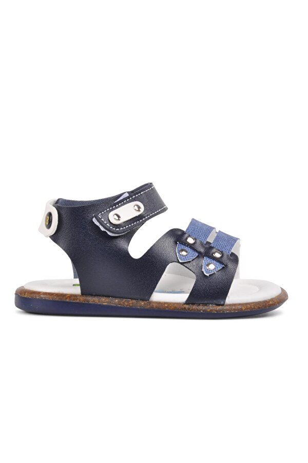 Şiringenç 210107 Lacivert-Kot Mavi Comfort Erkek Çocuk Sandalet
