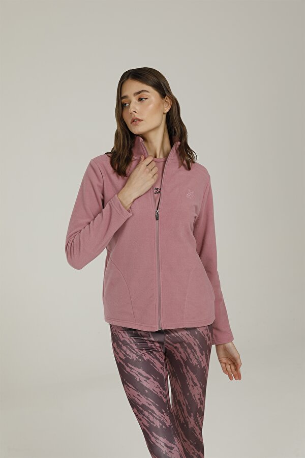 SN160 BASIC POLAR POCKET Pembe Kadın Polar