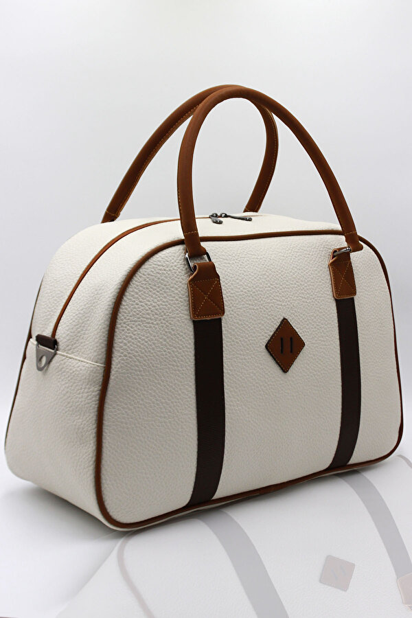 GK25 klasik seyahat valizi spor hastane çantası el ve omuz annebebek çantası kabin boy hostes valiz KREM