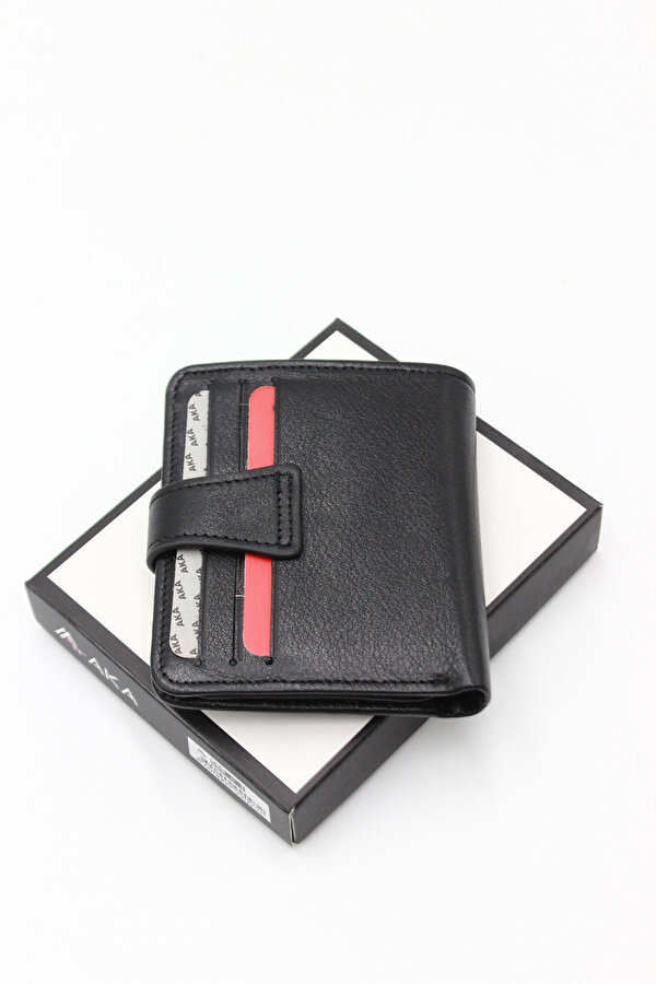 DERİ 560 %100 HAKİKİ DERİ ERKEK CÜZDAN SİYAH