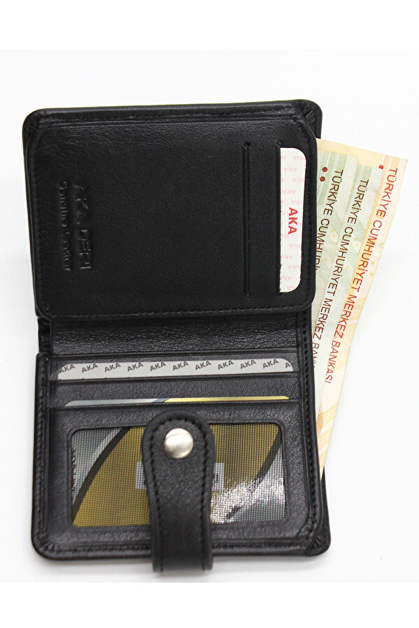 DERİ 560 %100 HAKİKİ DERİ ERKEK CÜZDAN SİYAH