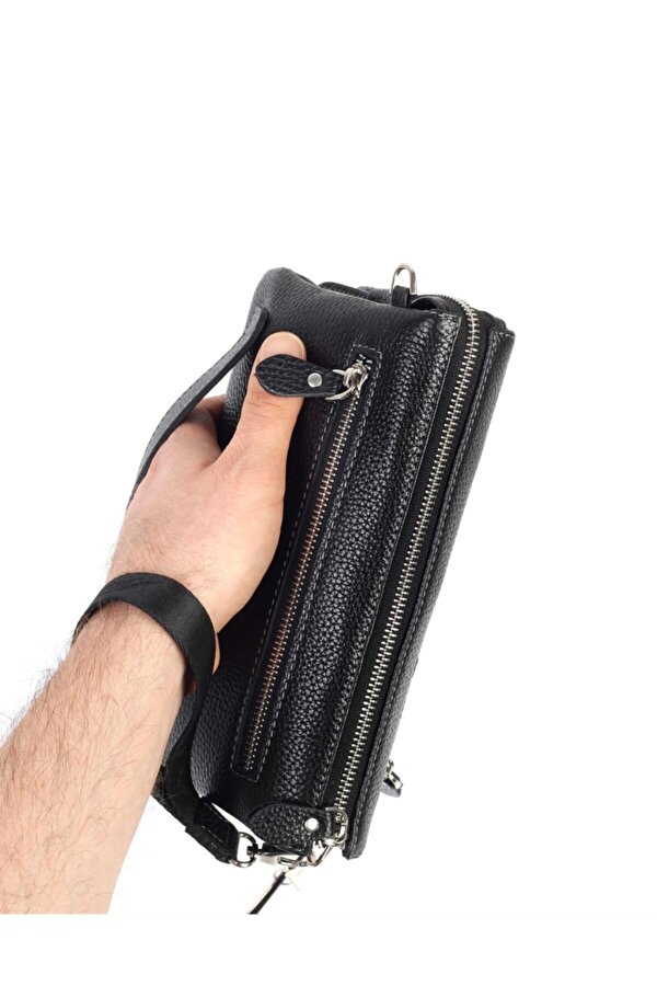 DERİ 364 PORTFÖY ÇANTA EL ÇANTA SİYAH