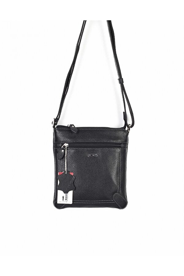 DERİ 317 HAKİKİ DERİ ERKEK OMUZ ASKILI ÇANTA SİYAH