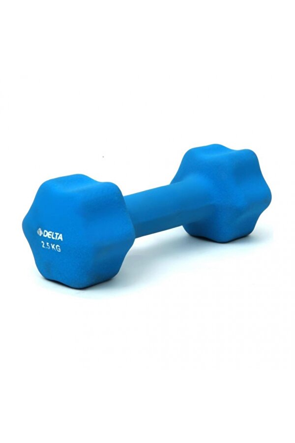 2,5 Kg x 1 Adet Deluxe Neopren Kaplı Mavi Demir Dambıl