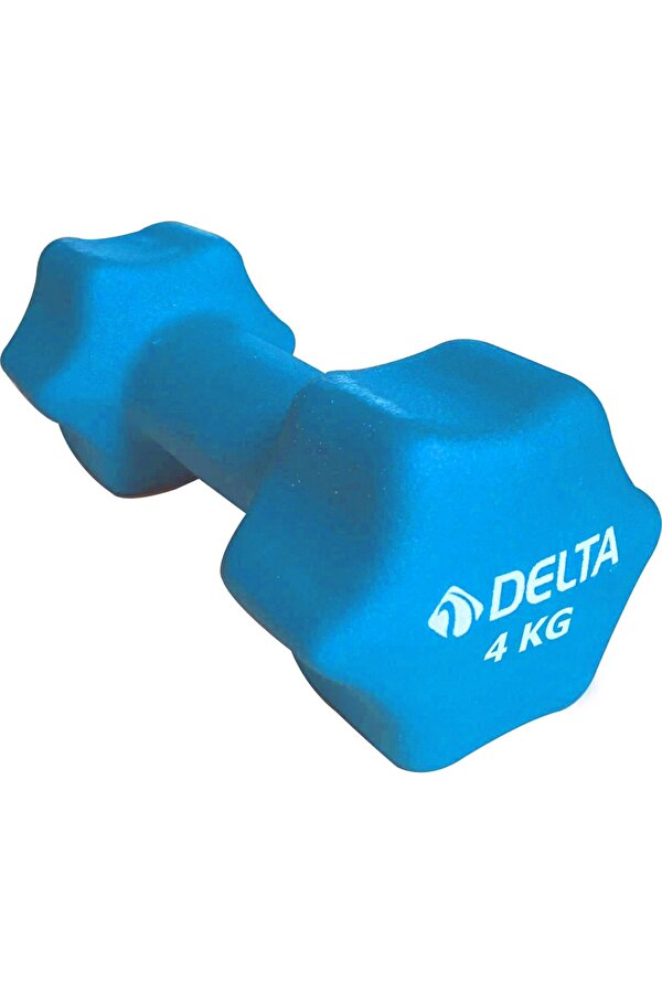 4 Kg x 1 Adet Deluxe Neopren Kaplı Turkuaz Demir Dambıl
