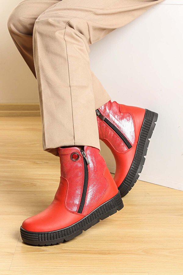 Hakiki Deri Kürklü Unisex Çocuk Klasik Bot 769KXA125