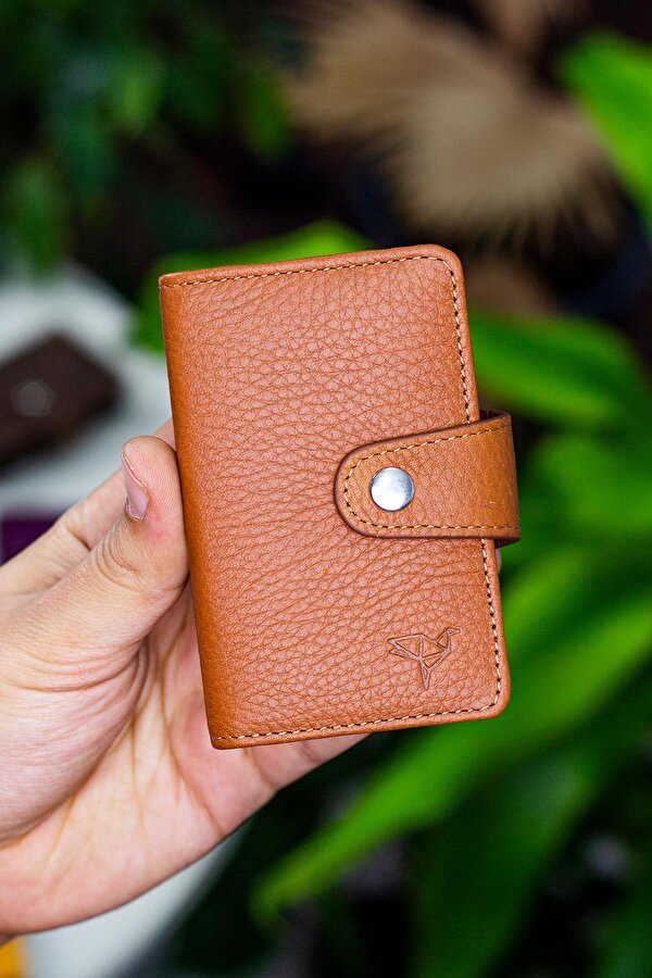 Adanus Hakiki Deri Akordiyon Kartlık Taba