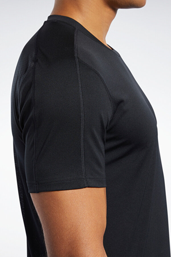 Reebok Wor Comm Ss Tech Tee Черный Мужчина Футболка