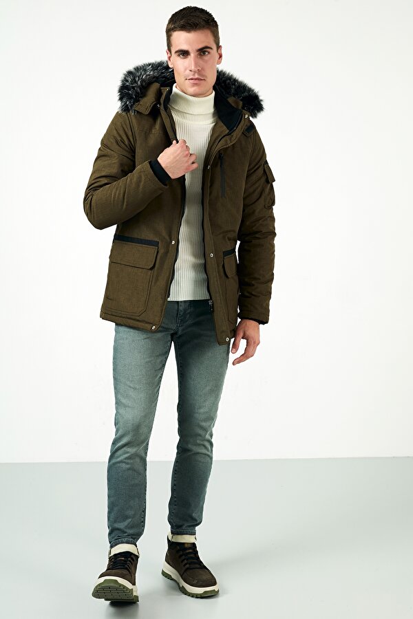 Erkek Mont 5711051 HAKİ