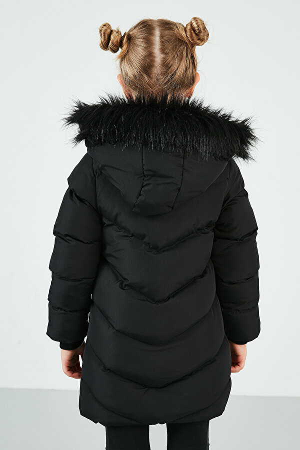 Kız Çocuk Mont 6035018 SİYAH