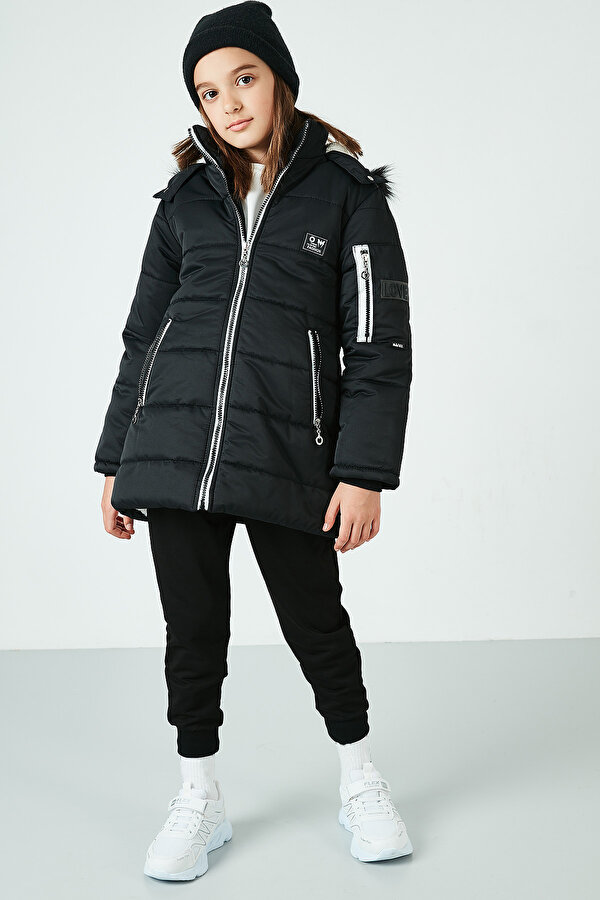 Kız Çocuk Mont 6035054 SİYAH