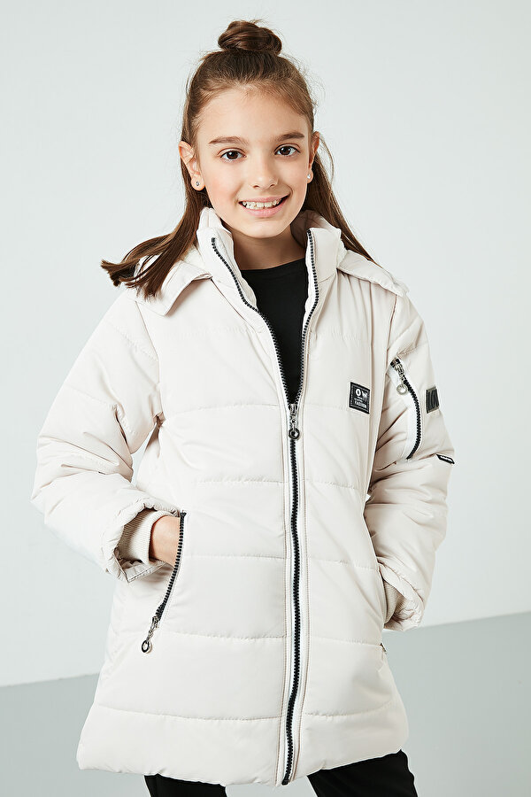 Kız Çocuk Mont 6035054 AÇIK BEJ