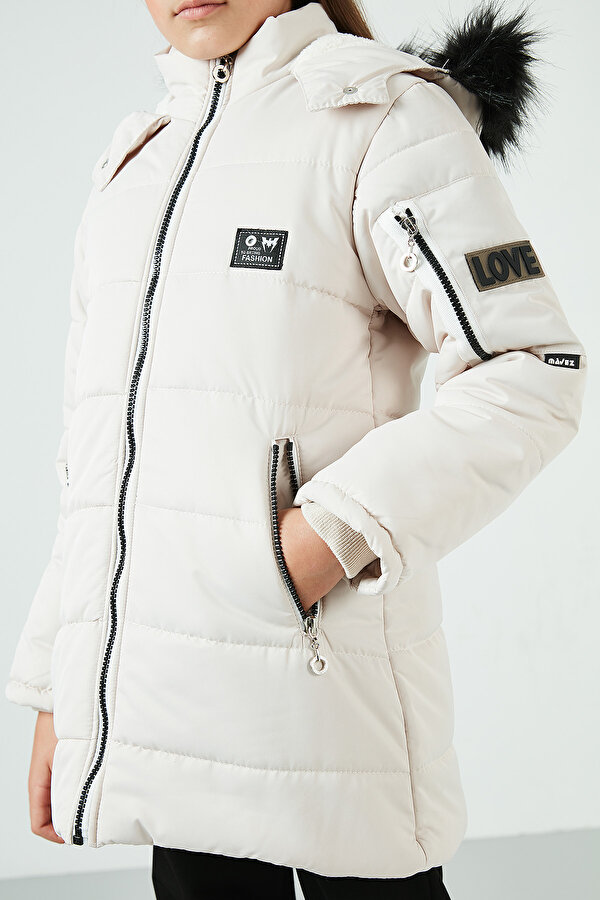 Kız Çocuk Mont 6035054 AÇIK BEJ