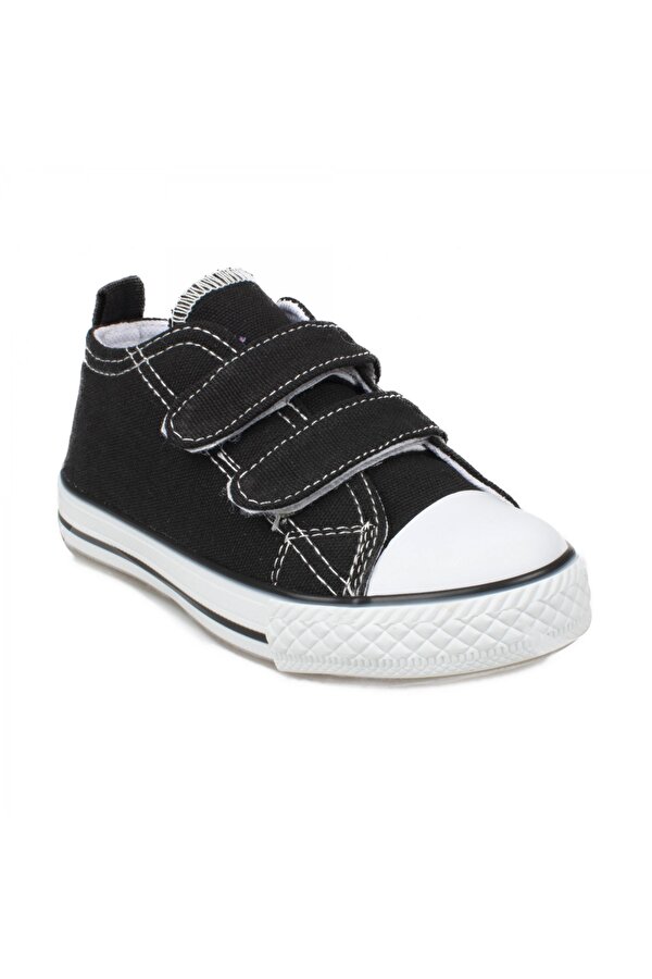 925.p20Y150 Pino Işıklı Keten Siyah Çocuk Spor Ayakkabı