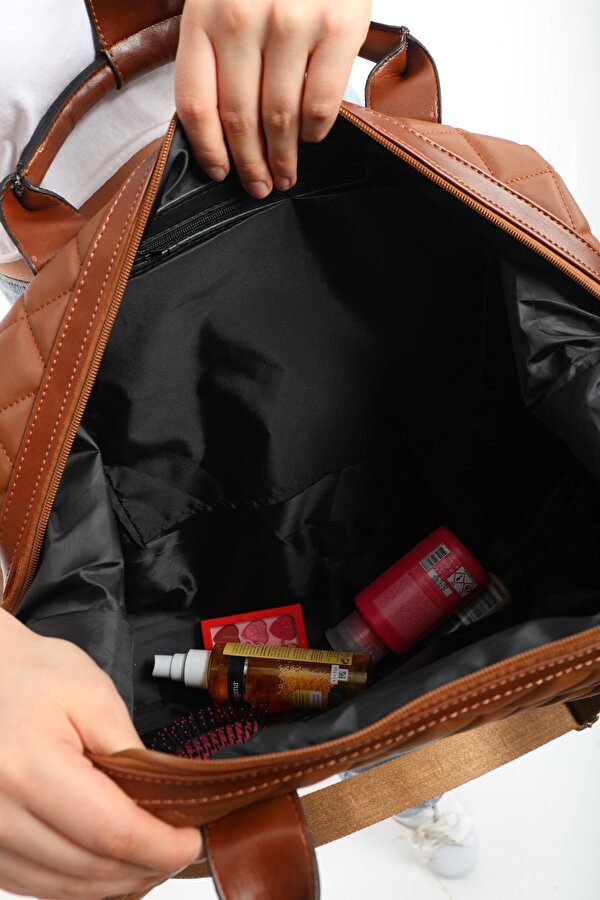 MİAMİ POLO 1203 Büyük Boy Nakışlı Valiz  Seyahat tatil bavulu TABA-TABA