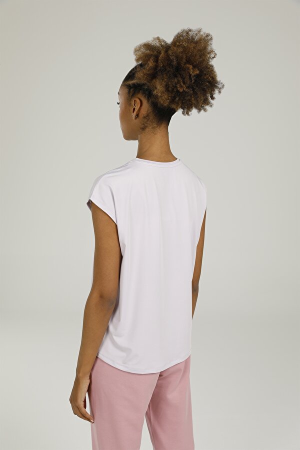 CT1097 AMY SLOGAN DETAILE LILAC Woman 054