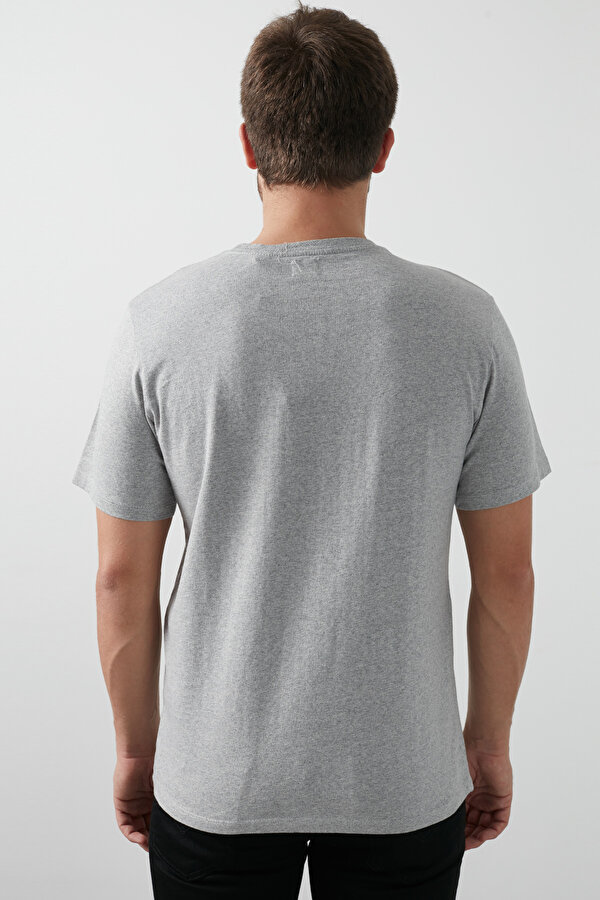 Erkek T Shirt 17164-0032 GRİ