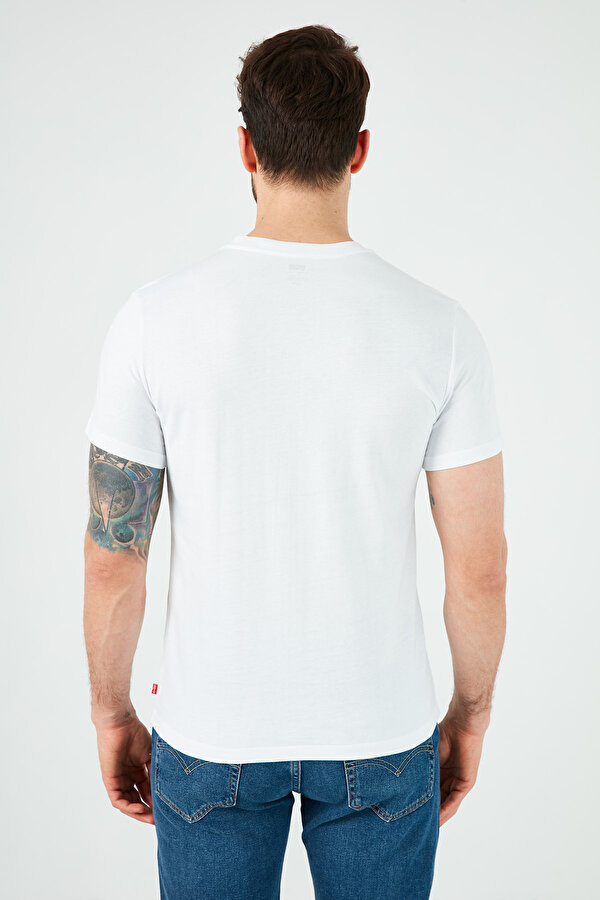 Erkek T Shirt 17783-0314 BEYAZ